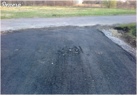 Świeżo położony asfalt