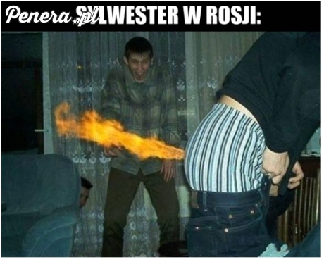 Sylwester w Rosji :D