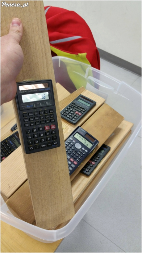 System antykradzieżowy kalkulatorów