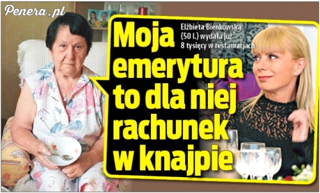 Szlachta się bawi a emeryci nie mają za co żyć