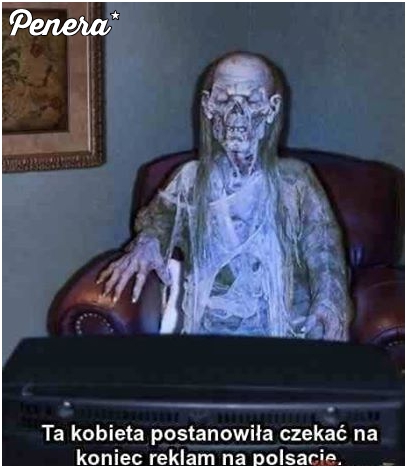 Ta kobieta czekała na zakończenie reklam w Polsacie