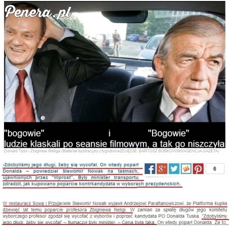 Tak platforma niszczyła Relige