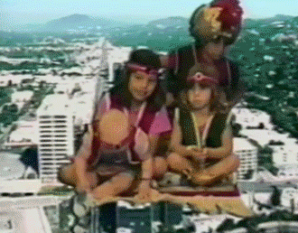 Tak się kończy latanie dywanem