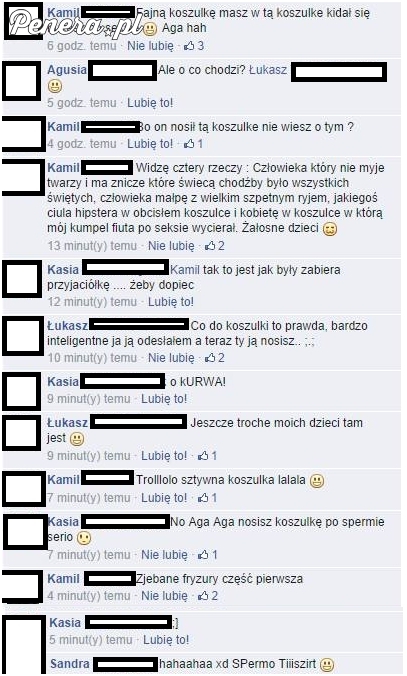 Tak się rozwinęła na temat koszulki która była na zdjęciu