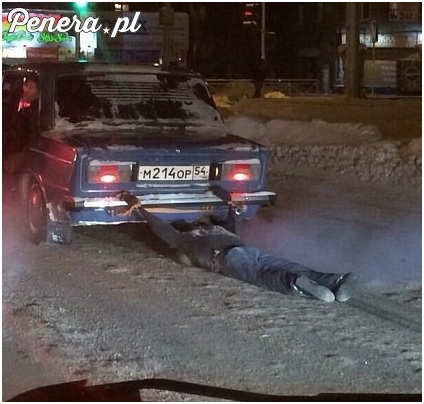 Tak się w Rosji łapie taksówki