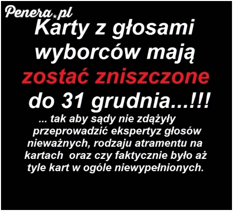 Tak się właśnie tuszuje dowody fałszerstwa