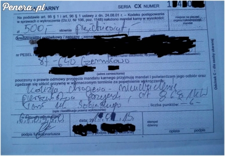 Tak się wystawia mandaty