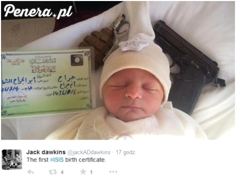Tak wygląda pierwszy noworodek w ISIS
