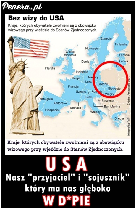 Tak wygląda przyjaźń polski - amerykańska