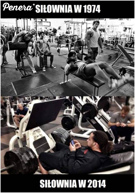Tak wyglądała siłownia kiedyś