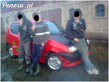 Taki tam odpoczynek z fają przy limuzynie