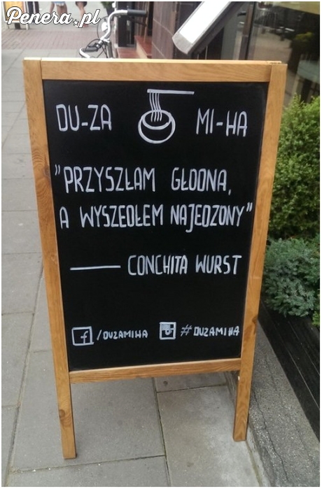 Takie żarcie że aż odmienia