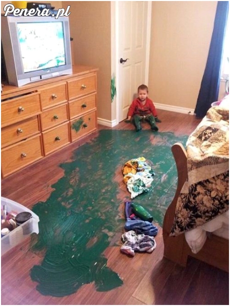 Tato pomalowałem tak jak prosiłeś