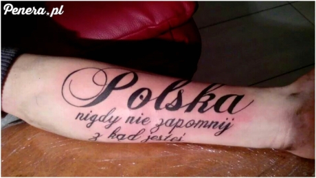 Tatuaż Polaka na emigracji