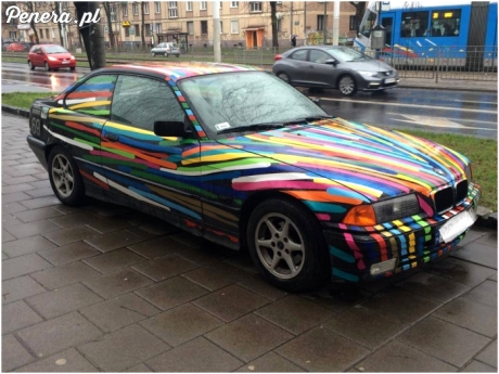 Tęczowe BMW