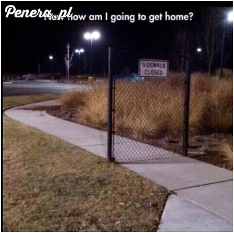 Tędy nie przejdziesz :)