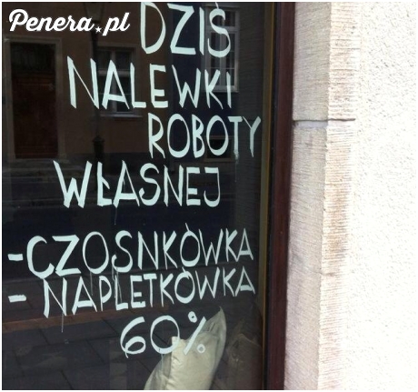 Tej nalewki raczej nie chciałbym próbować