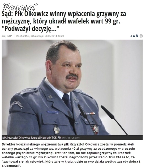 Teraz karzą za zwykłe ludzkie odruchy