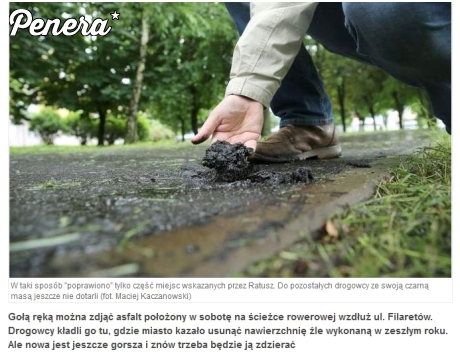 To jest dopiero asfalt