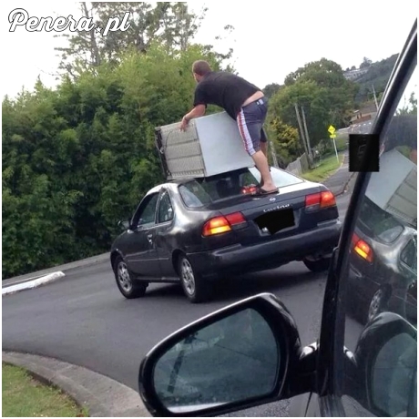 Transport lodówki w odpowiednio zabezpieczony