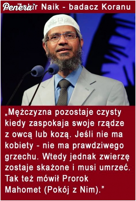 Tymczasem mądrości płynące z koranu