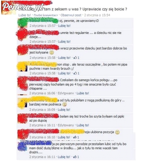 Typowe pytanie mamusi na fejsie