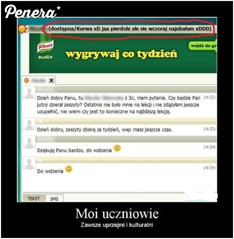 Uczniowie - zawsze uprzejmi i kulturalni