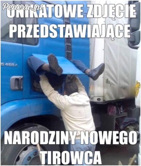 Unikatowe zdjęcie na parkingu