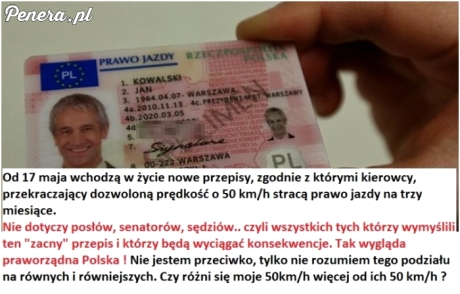 W naszym kraju są równi i równiejsi!