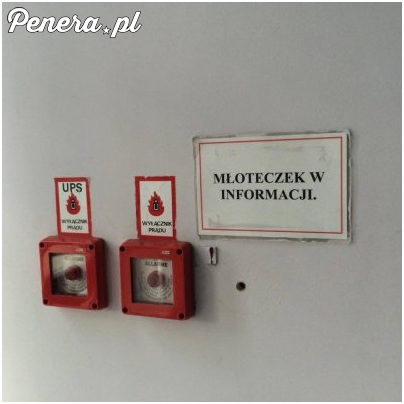 W razie co młoteczek jest w informacji