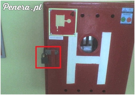 W razie pożaru szukać klucza