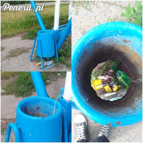 Ważne że śmietnik stoi