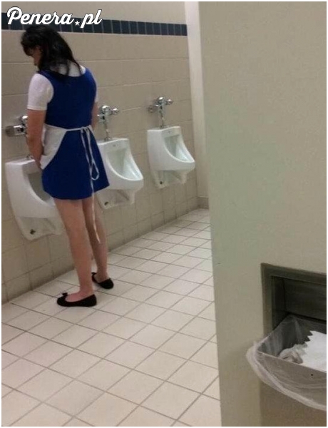 Wchodzisz do męskiego a tu taki widok :D