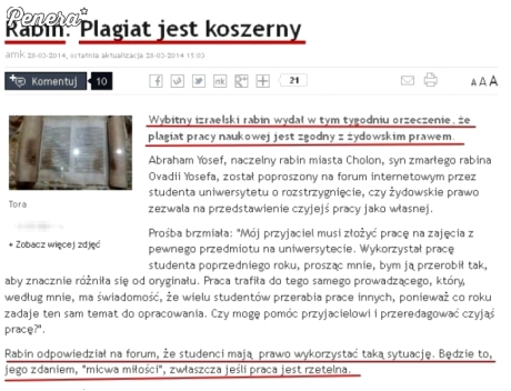 Według żydów można kraść patenty