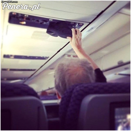 Wietrzenie butów w samolocie