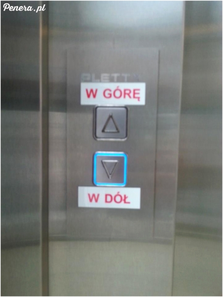 Winda oklejona tak dla pewności