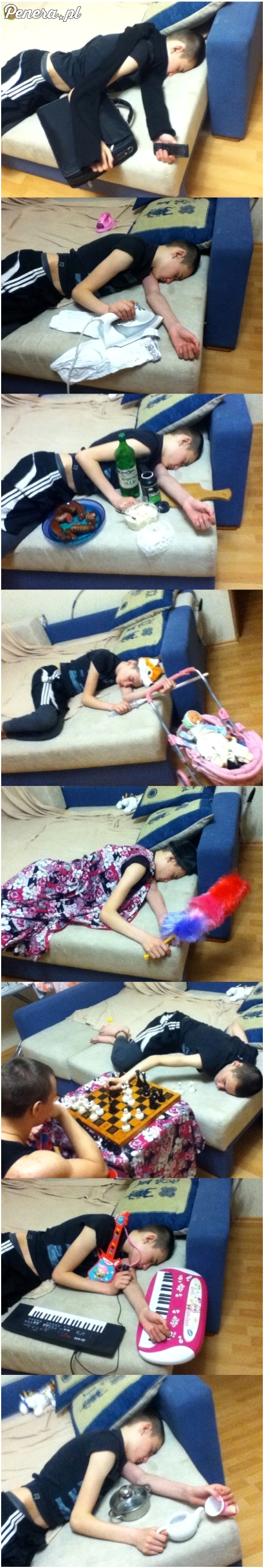 Właśnie dlatego lepiej nie zasypiać na imprezie