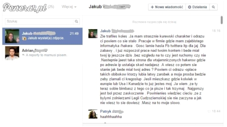 Wojna kucy na fejsie