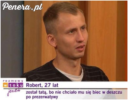 Wolał nie zmoknąć ;)