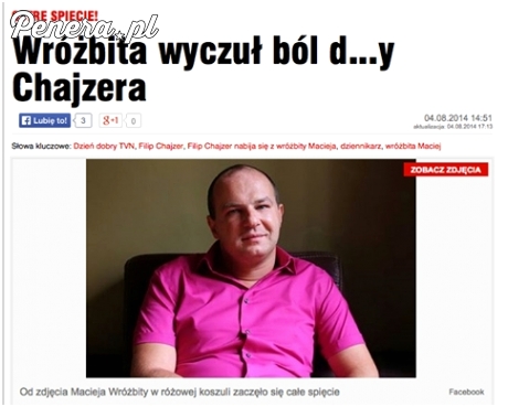 Wróżbita Maciej to ma węch