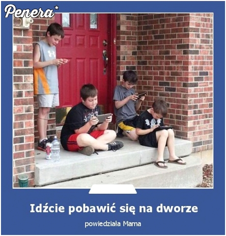 Współczesna zabawa na dworze