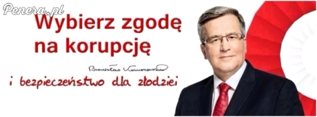Wybierz zgodę na korupcję