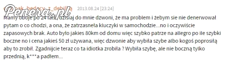Wyznanie chłopaka będącego z debilką