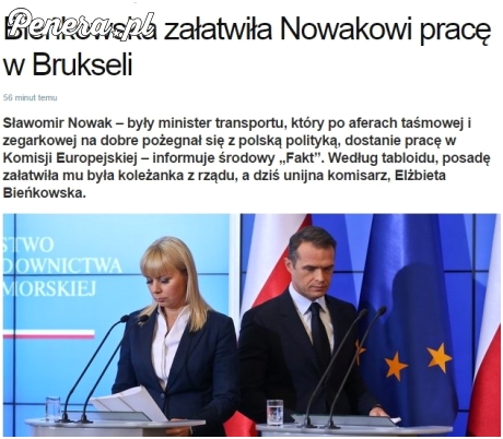 Załatwiła Nowakowi robotę