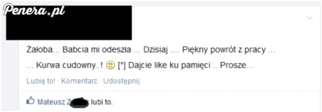 Żałoba na fejsie!