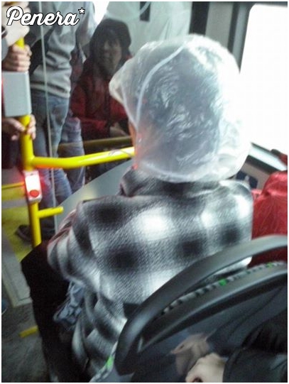 Zapomniała czapki z domu