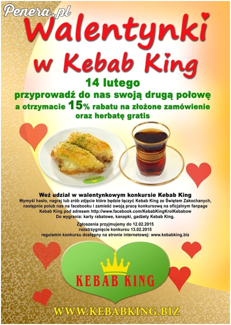 Zaproś ją na Walentynki do kebaba