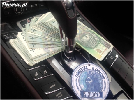 Zawieszka o zapachu pieniądza