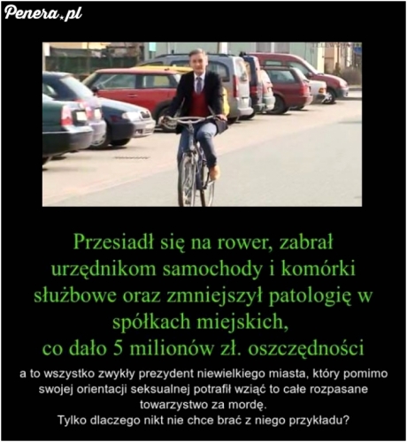 Zawstydził urzędasów