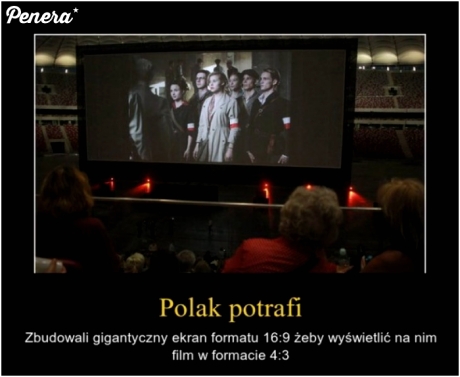 Zbudowali gigantyczny ekran 16:9